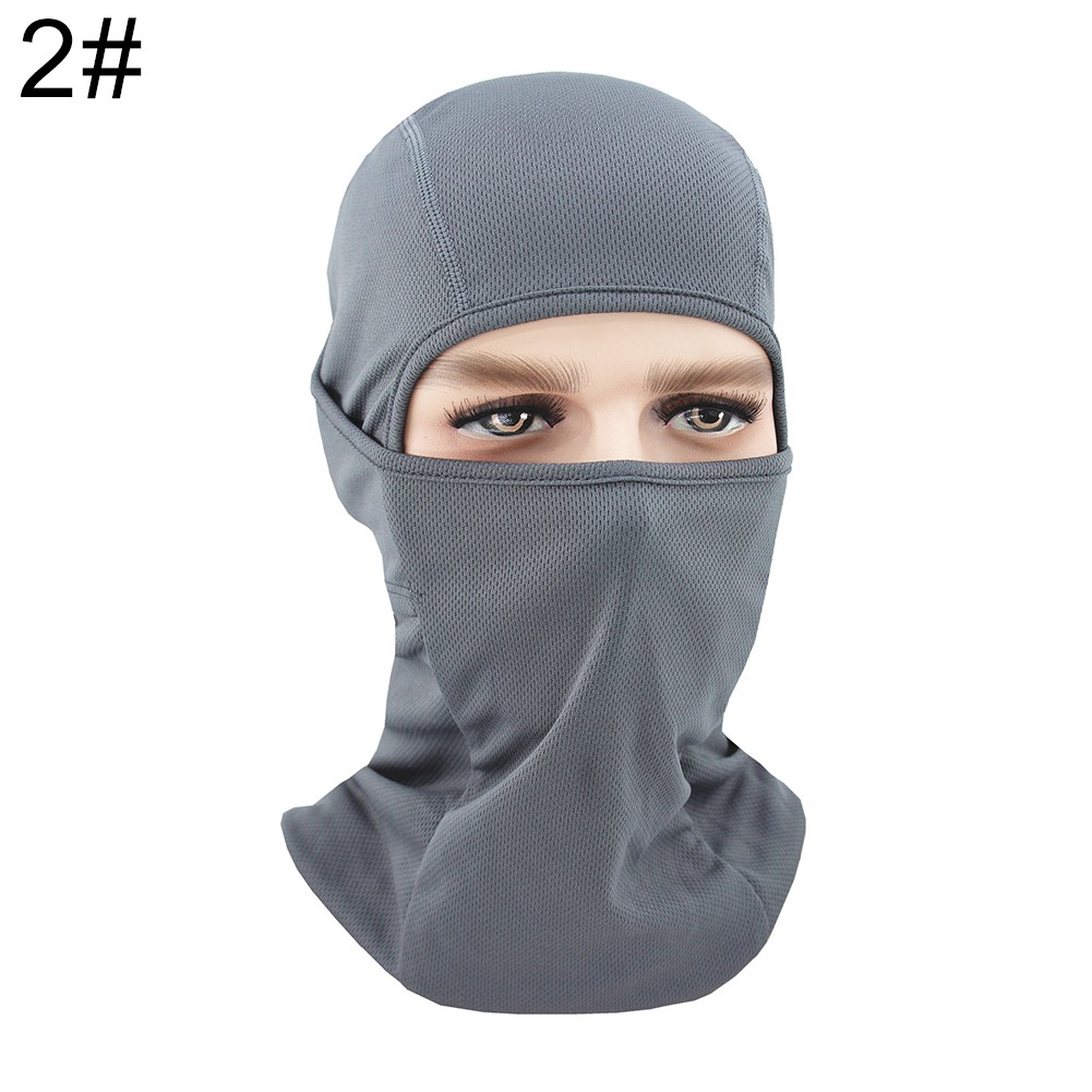 Mũ trùm đầu Balaclava chống bụi che nắng/ tia UV dành cho người đi xe máy / xe đạp