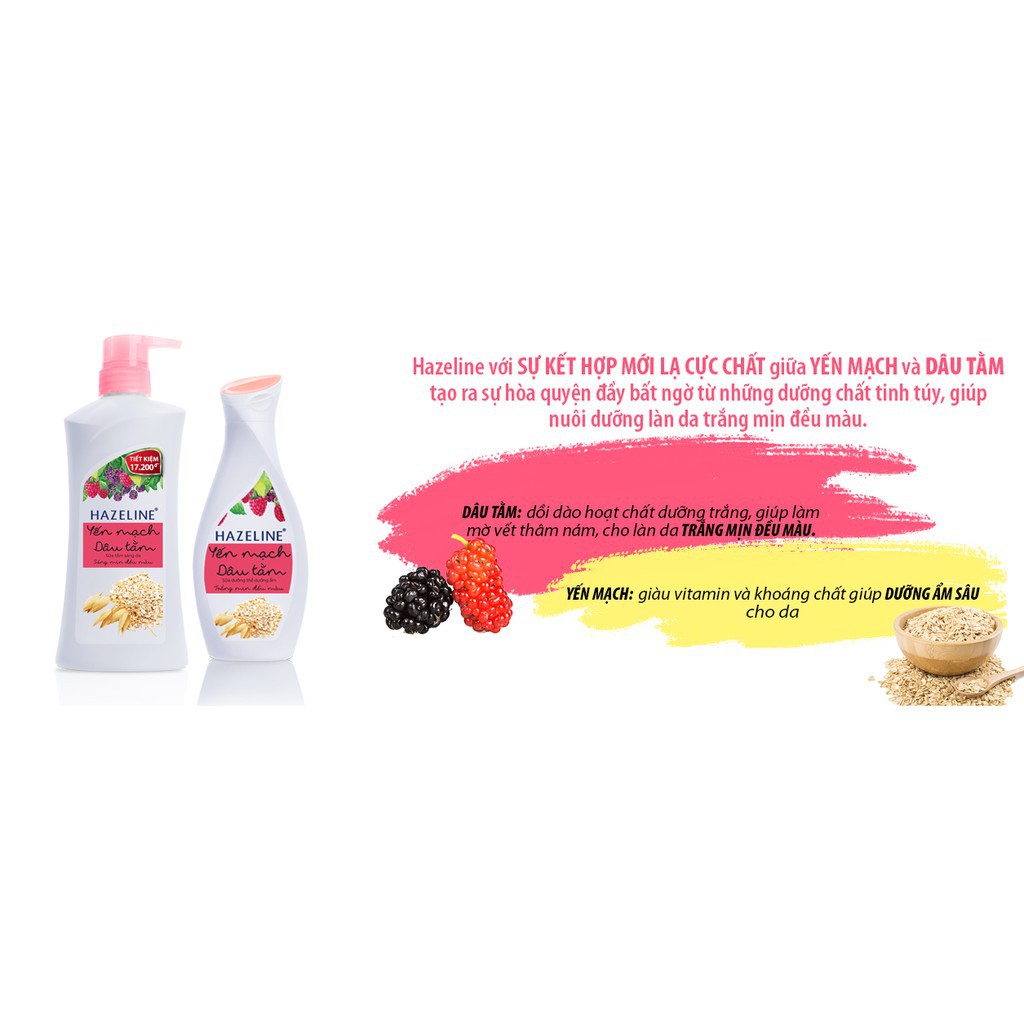 Sữa tắm dưỡng thể thiên nhiên trắng sáng da Hazeline 1kg | BigBuy360 - bigbuy360.vn