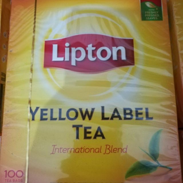 Trà Lipton nhãn vàng 100 túi [200g] | BigBuy360 - bigbuy360.vn