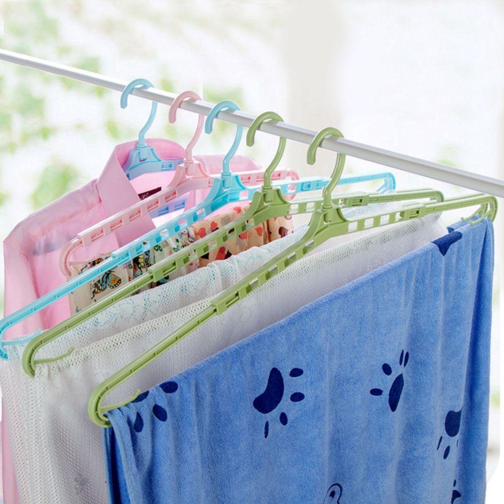 Móc Nhựa Treo Quần Áo / Khăn Tắm Tiện Dụng Cho Tủ Quần Áo