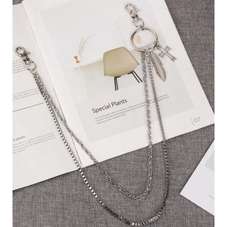 Chain Xích Quần 2 Dây Mặt Chiếc Lá
