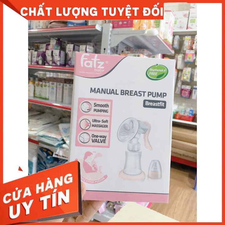 Máy hút sữa bằng tay/cầm tay Fatzbaby Breastfit FB1001YH