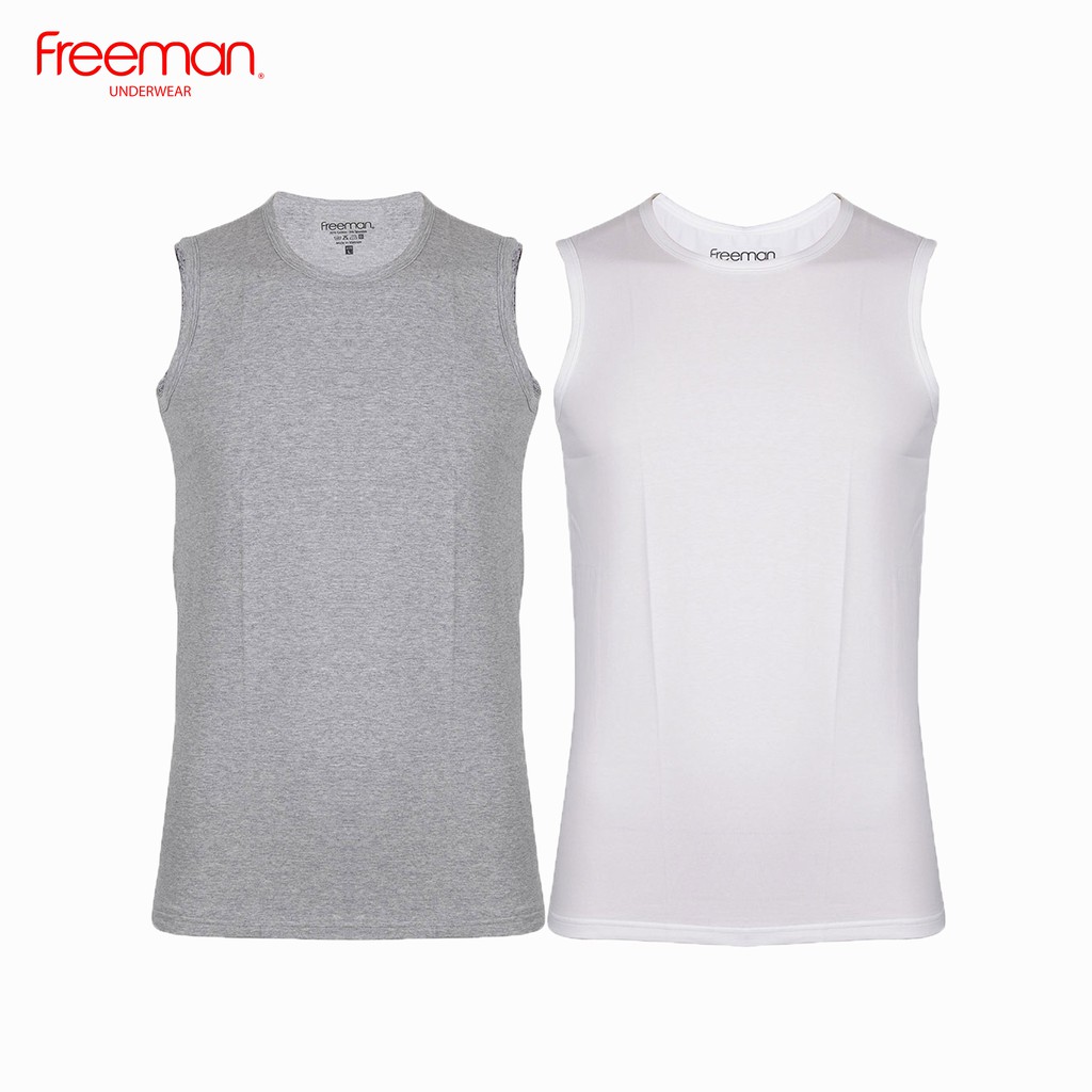 Áo sát nách nam chất liệu cotton thoáng mát FREEMAN ASF206 [Combo 2]