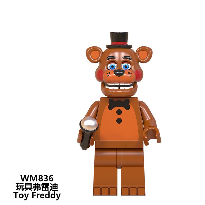 Đồ chơi lắp ráp mini hình các nhân vật trong Five Nights At Freddy's cho trẻ em WM6074