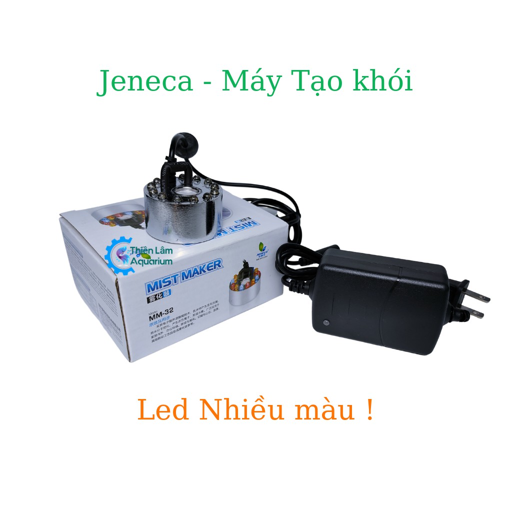 Máy tạo khói bể cá Jeneca [Mist Maker] đèn led nhiều màu [Thiết kế tối ưu, bền bỉ] giá tốt!