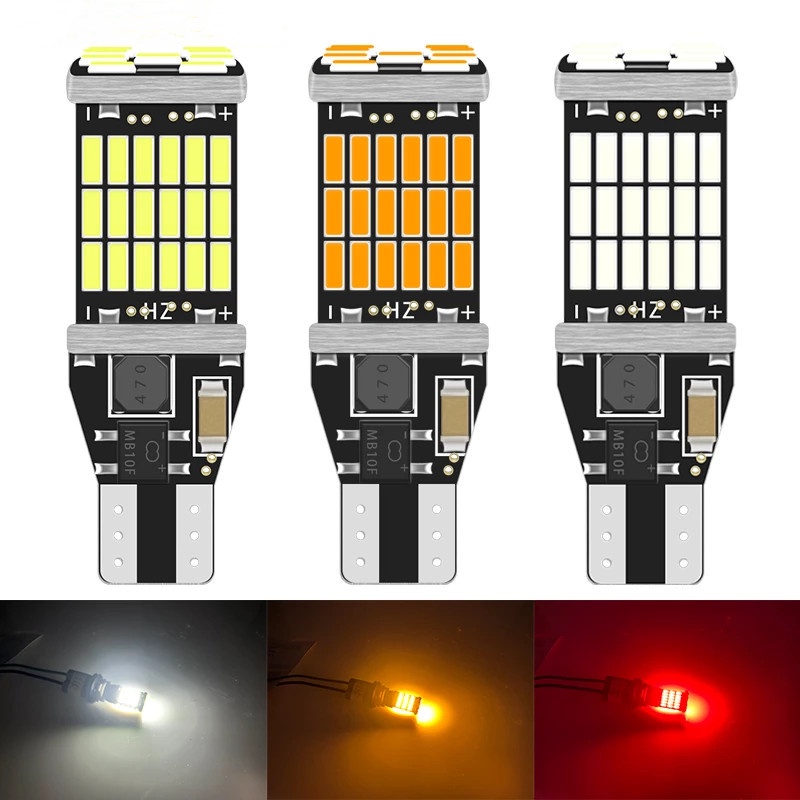 Đèn led xi nhan đèn lùi chân t15 t10 cho ô tô xe máy chíp 4014 siêu sáng - ảnh sản phẩm 8