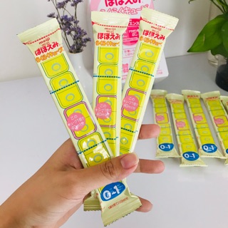 (TÁCH LẺ) SỮA MEIJI 0-1 DẠNG THANH HÀNG NỘI ĐỊA NHẬT (THANH 27gr)