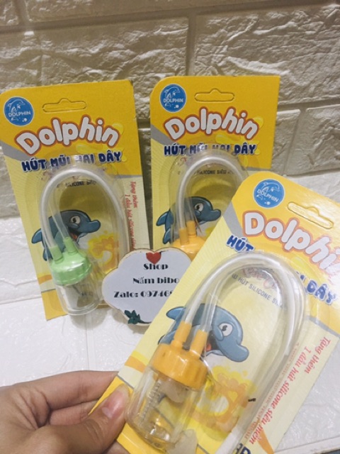 Hút mũi 2 dây Đầu sillicon Dolphin