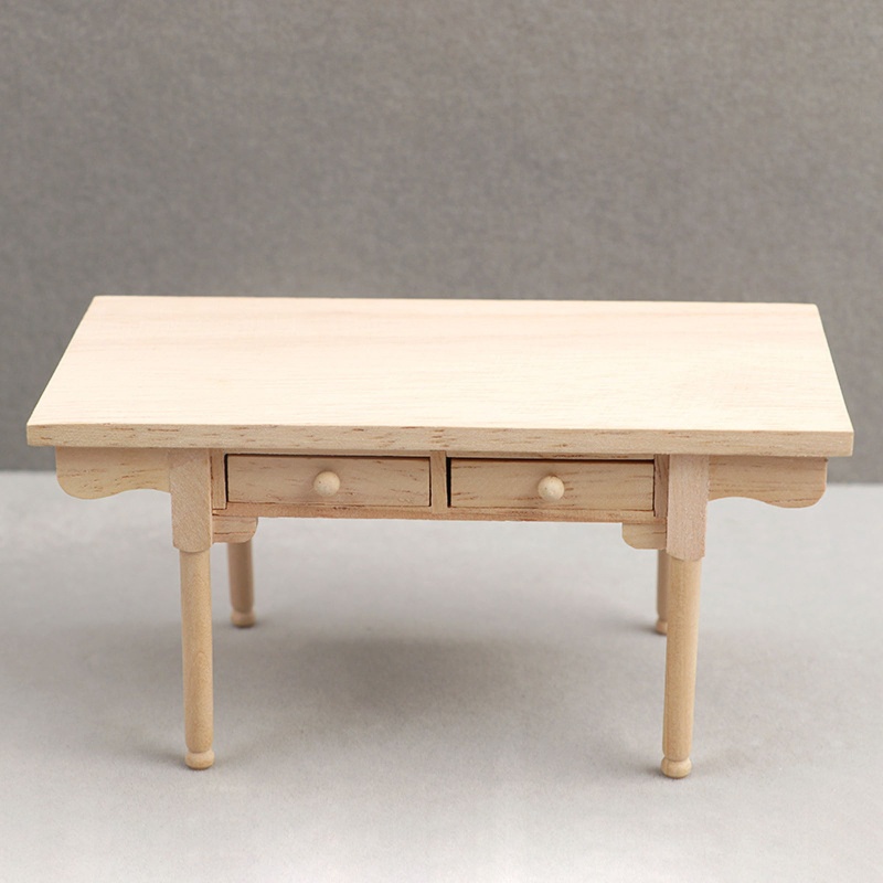 Mô Hình Bàn Đọc Sách Mini Trang Trí Nhà Búp Bê 1 / 12