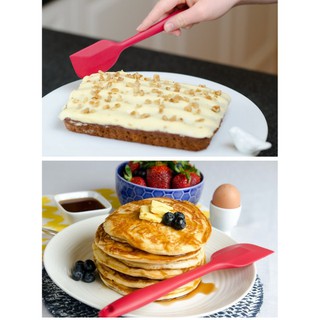 Phới vét bột 28cm phới đúc cán liền - silicon spatula - Màu ngẫu nhiên