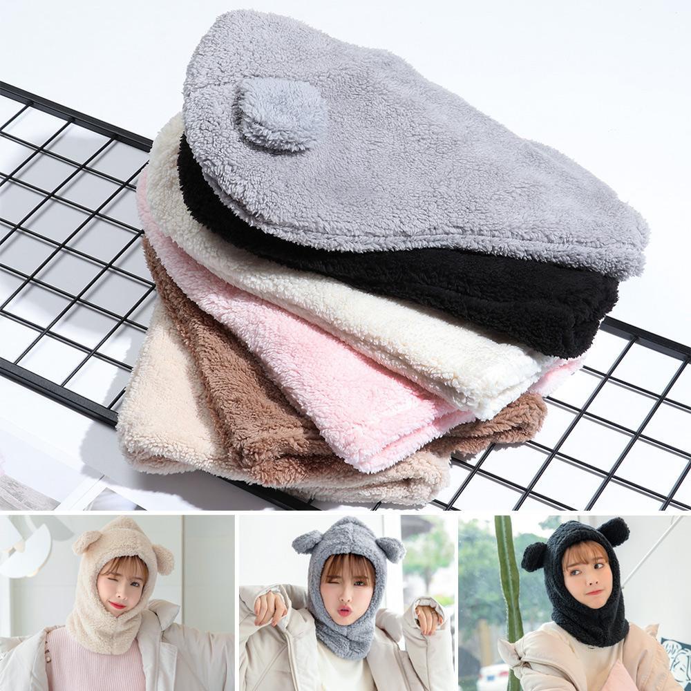 XIANTIN Mũ Tai Gấu Giữ Ấm Mùa Đông Xinh Xắn Cho Nữ