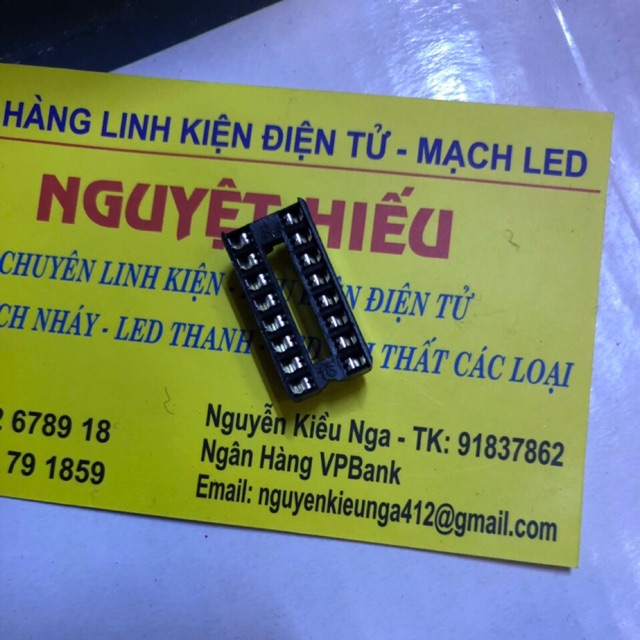 10 đế IC 16 chân DIP16