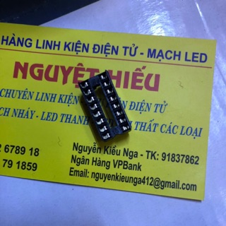 10 đế IC 16 chân DIP16