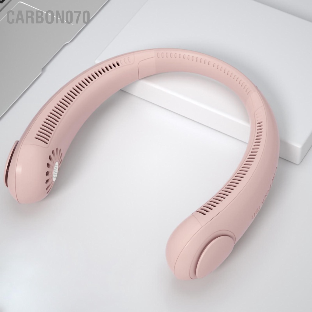 Carbon070 Quạt cổ USB di động Siêu êm Thiết kế quạt không cánh có thể điều chỉnh với gió mạnh cho thời tiết nóng bức mùa hè
