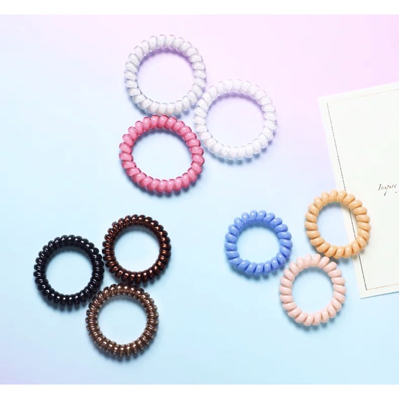 Combo 3 buộc tóc lò xo siêu bền phong cách Hàn