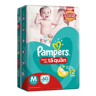 Tã quần Pamper Size M ,60 miếng