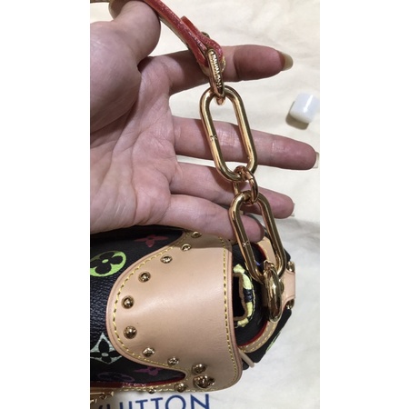 Túi xách Lv đen hoa 7 màu mập cổ hàng si da thật size 25