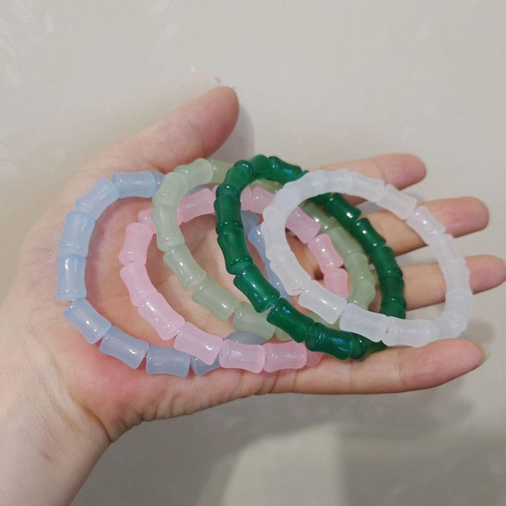 Vòng Tay Thời Trang Mùa Hè Cho Nữ|Vòng Tay Ngọc Bích Thiết Kế Nhỏ Nhắn Xinh Xắn Thời Trang