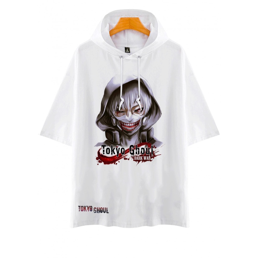 ( RẺ VÔ ĐỊCH ) Aó hoodie tay lỡ TOKYO GHOUL KANEKI, áo kiểu Tokyou ghoul