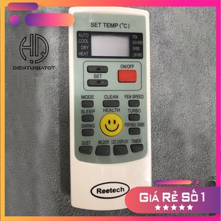 [GIÁ GỐC] - BH 3 THÁNG - Remote điều khiển máy lạnh REETECH YKR-H008 (MẶT CƯỜI)