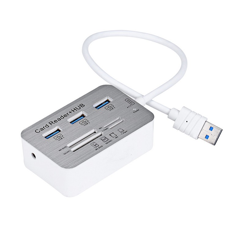 Cáp USB 3.0 to Hub Usb + Card reader All in One