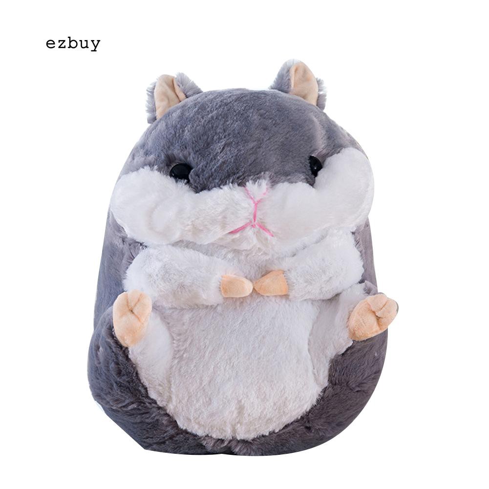 Thú nhồi bông kích thước 40/50/60cm hình chuột hamster dáng ngồi đáng yêu