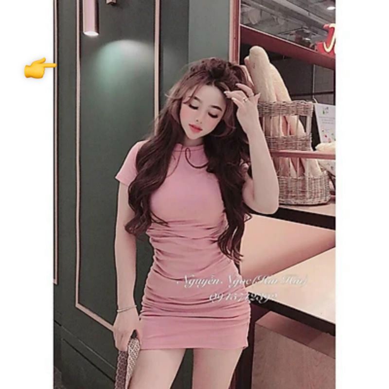 VÁY LEN TĂM ÔM BODY PHỐI TAY VOAN BỒNG BỒNG NT alohashop91