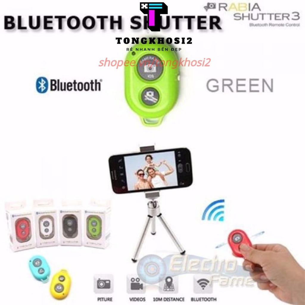 PVN6428 Điều khiển chụp ảnh Bluetooth cho điện thoại T2