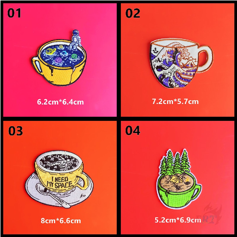1 Sticker Ủi Quần Áo Hình Chiếc Cốc