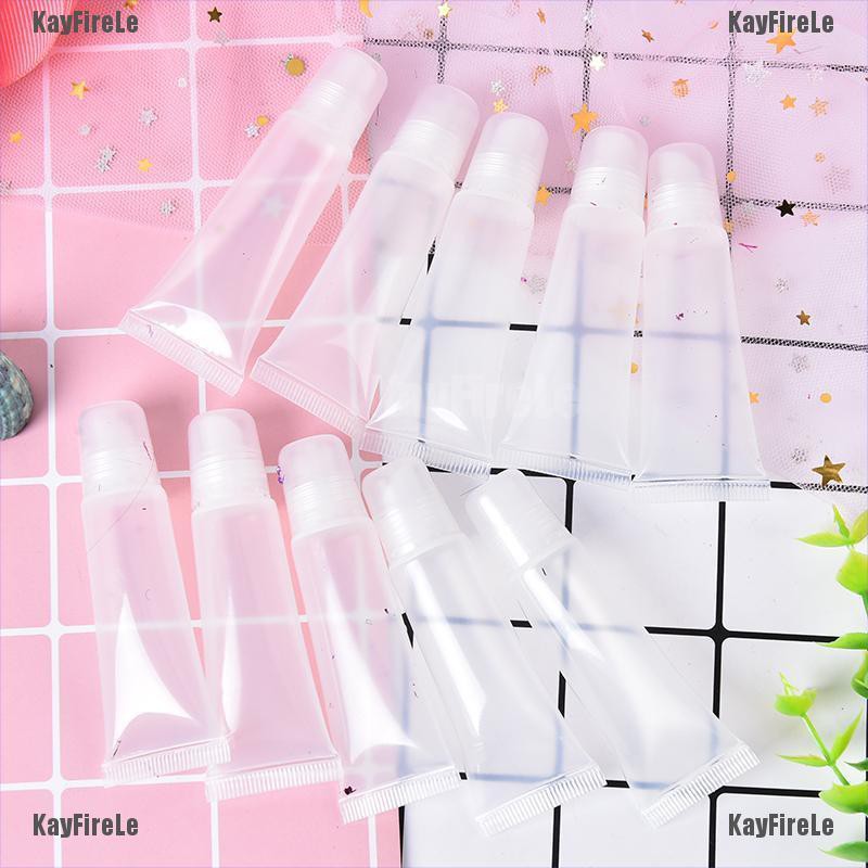 (Hàng Mới Về) Set 10 Ống Rỗng Đựng Son Dưỡng Môi Dung Tích 5ml | BigBuy360 - bigbuy360.vn