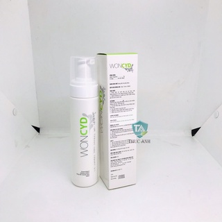 Dung dịch vệ sinh dạng bọt Woncyd dạng bấm chai 200ml