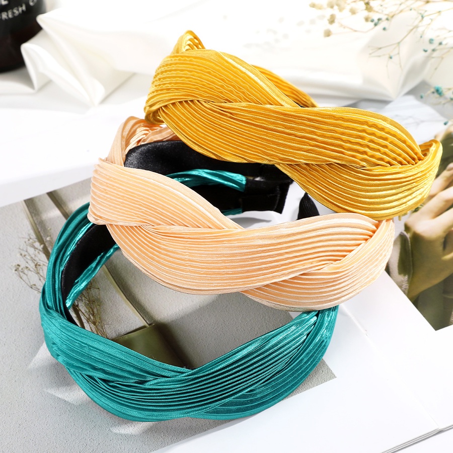 Băng đô cài tóc màu sắc đơn giản kiểu dáng thời trang cho nữ