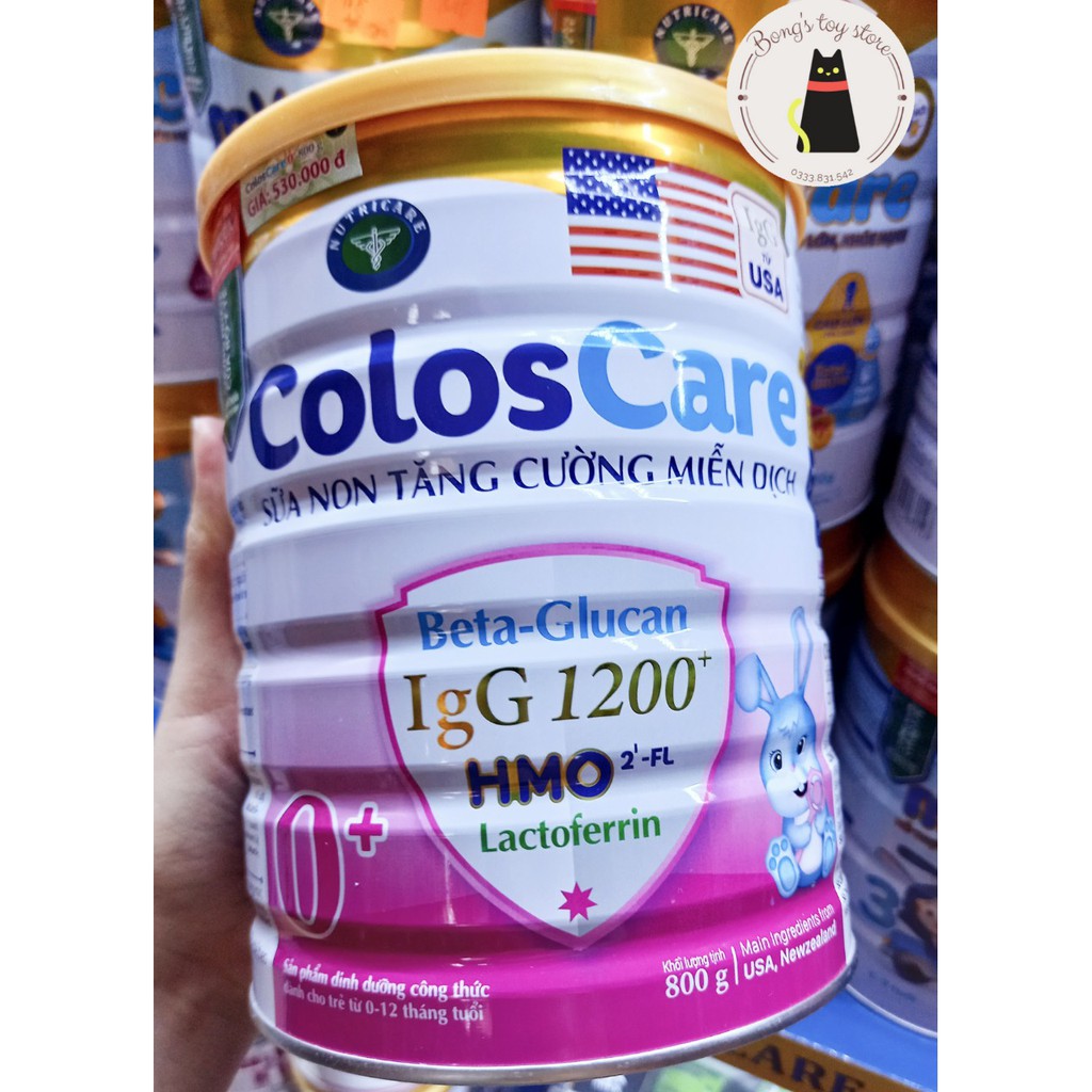 [SCT010] SỮA COLOS CARE 1+ VÀ COLOS CARE 0+ 900G