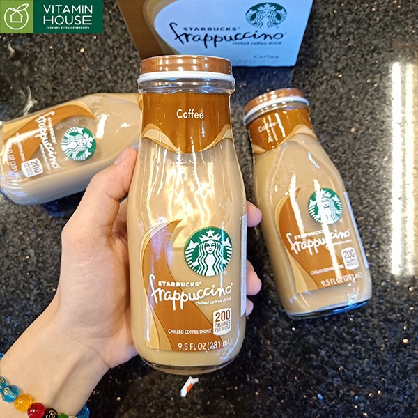 [VITAMIN HOUSE] Cà phê Starbucks frappuccino vanilla mocha caramel đóng chai 281ml