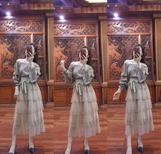 Chân váy tầng dáng ngắn