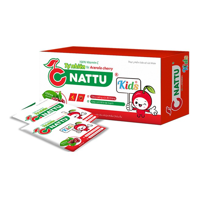 C Nattu Kids - Bổ Sung Vitamin C, Tăng Sức Đề Kháng Cho Bé