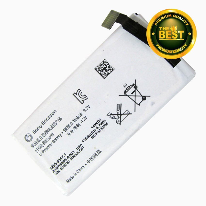 Pin Sony Xperia Go (ST27i) dung lượng 1265mAh