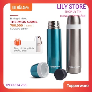 Tupperware 💕Freeship 💕Bình giữ nhiệt Thermos Sparkling 500ml - Mẫu Mới 2021 [tặng kèm túi]