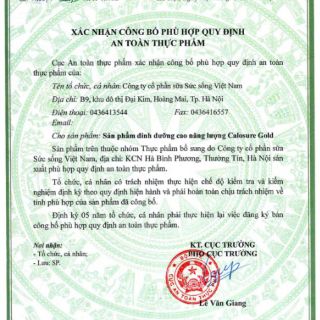 Sữa bột CaloSure Gold 900g (người lớn)