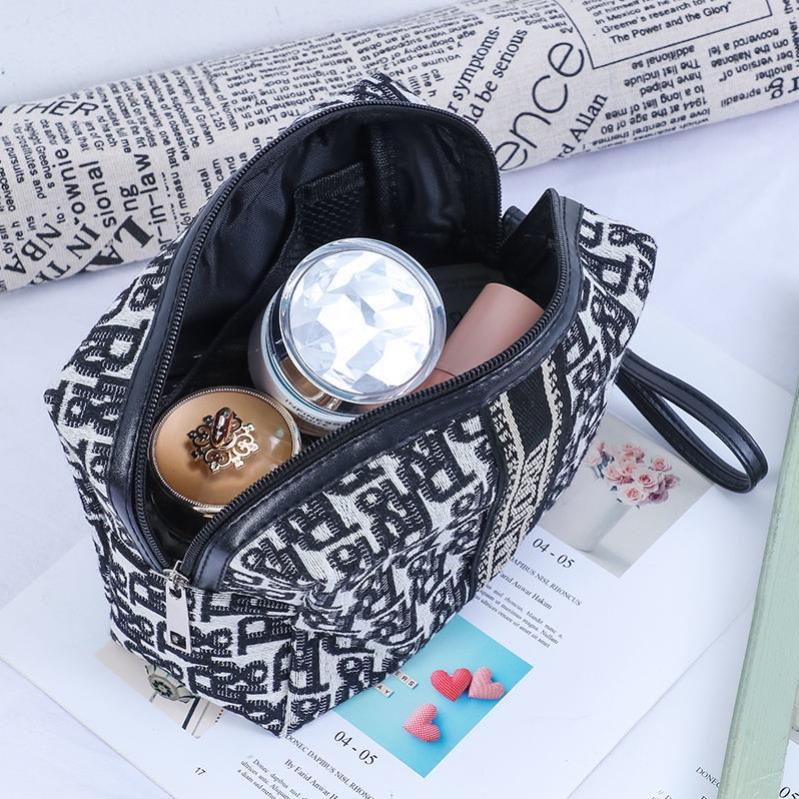 Túi Đựng Cọ Trang Điểm Sức Chứa Lớn Thiết Kế Đơn Giản Thời Trang Theo Phong Cách Hàn Quốc Cho Nữ