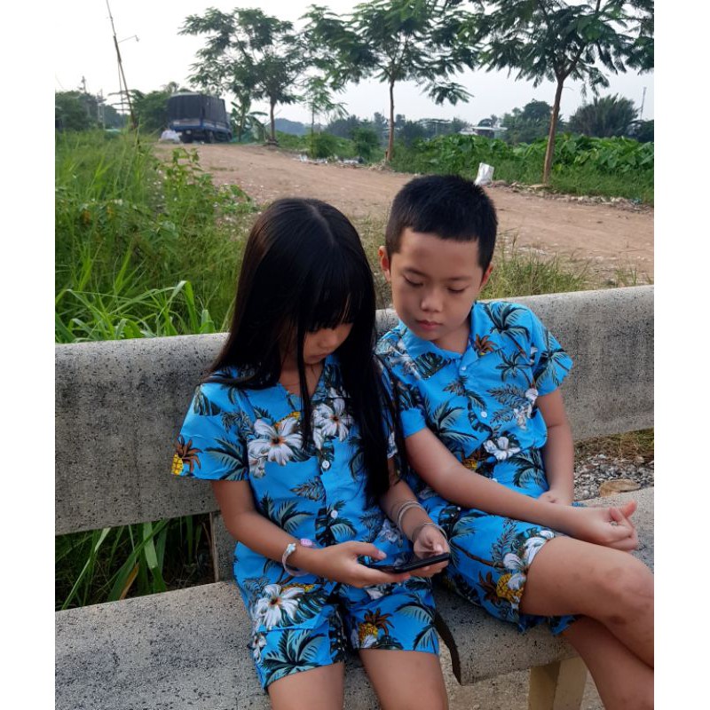 11. 🌸TOP BÁN CHẠY🌸 Đồ bộ đi biển. đồng phục gia đình. mẫu bông sứ hot nhất 2022 )