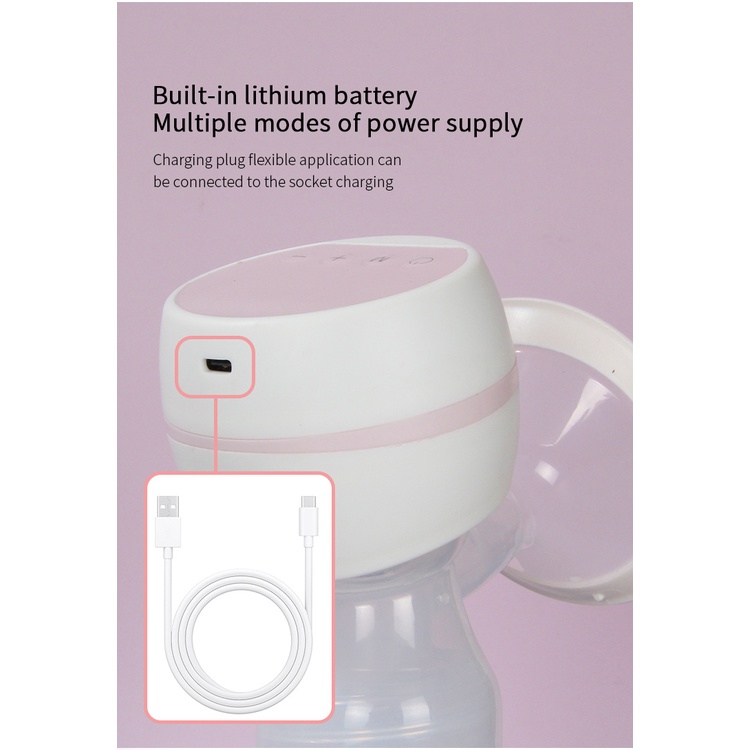 Máy Hút Sữa Một Mặt Bằng Silicon Tiện Dụng Cho Mẹ Và Bé