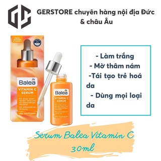 Serum Balea Vitamin C, tinh chất dưỡng trắng da trẻ hóa da hàng nội địa Đức 30ml