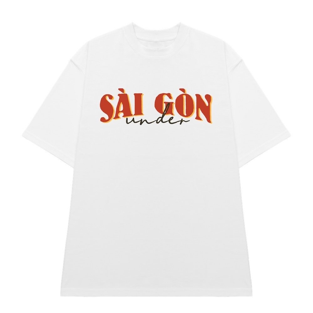 Áo thun Nam Nữ Unisex SÀI GÒN UNDER Form Rộng Tay Lỡ