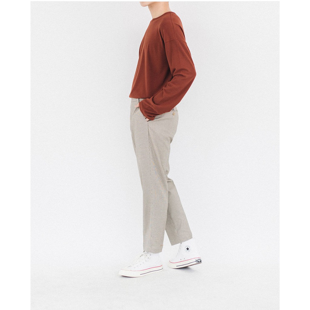 Áo Thun Nam Dài Tay SSSTUTTER vải nhung 3 màu Parted Long Tee | BigBuy360 - bigbuy360.vn