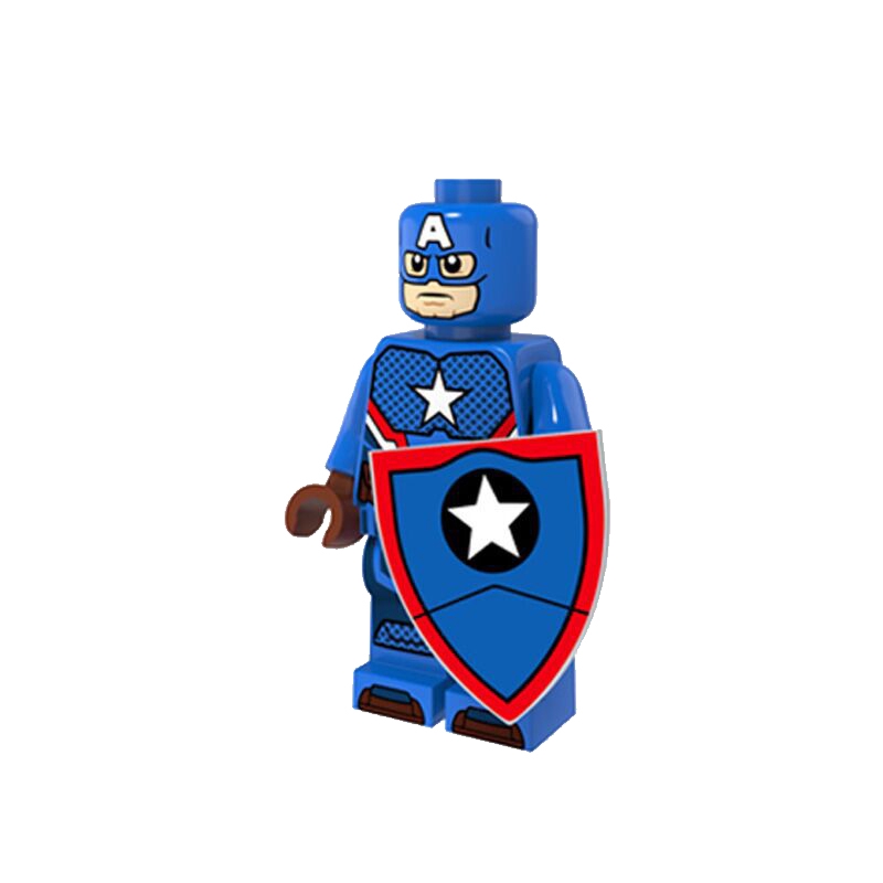 Mô Hình Lắp Ráp Lego Nhân Vật Siêu Anh Hùng Người Dơi / Cướp Biển / Ông Già Noel / Captain America