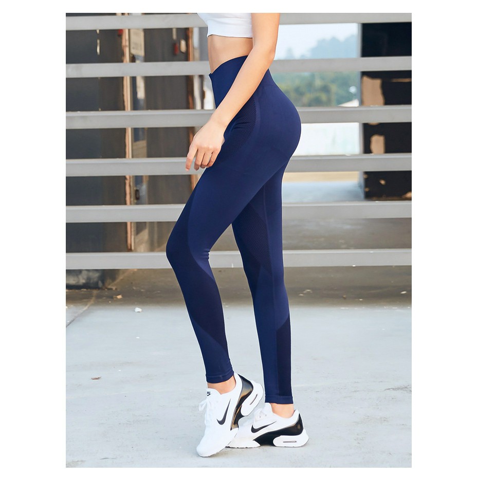 Quần Tập Gym Nữ SPORTS Dáng Dài – Quần Legging Cạp Cao