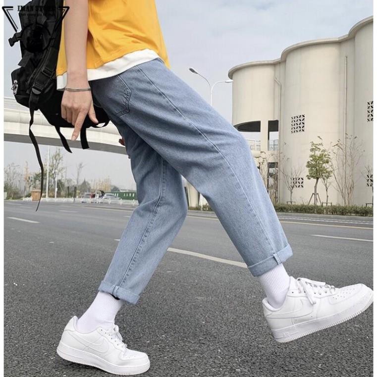 Quần Jean Baggy Nam ống suông rộng hot trend 2022
