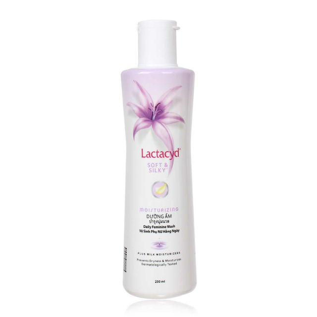 ✔️️️Vệ sinh phụ nữ hằng ngày Lactacyd Soft &amp; Silky 250ml