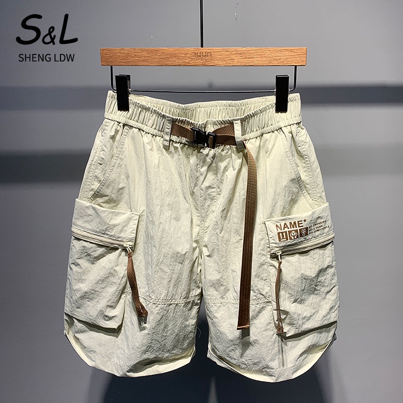 Quần Short Dáng Rộng Cột Dây In Họa Tiết Thời Trang Mùa Hè Dễ Phối Đồ